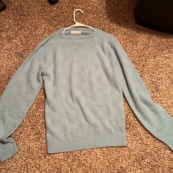 VTG Christian Dior 100% Orlon Acrylic Sweater L - Picture 1 of 2